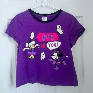 Disney Girls Halloweeen Purple t shirt